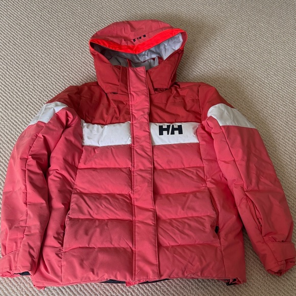 Helly Hansen Kids' Coral pink Diamond  Jacket size 12 - Picture 1 of 13